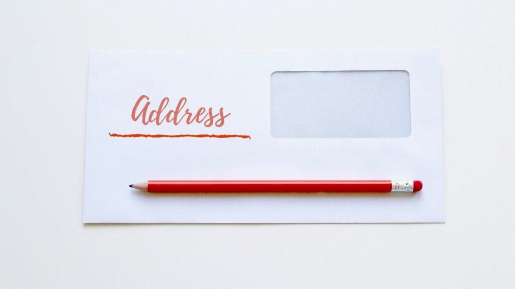 今までのカード 銀行の住所変更をする