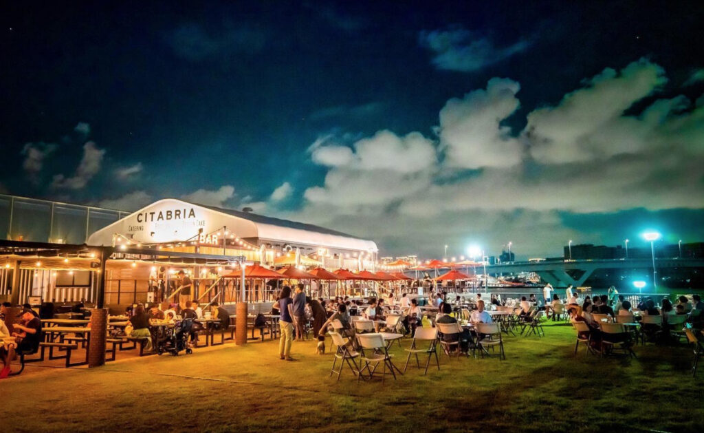 「CITABRIA BAYPARK grill & bar」夜景
