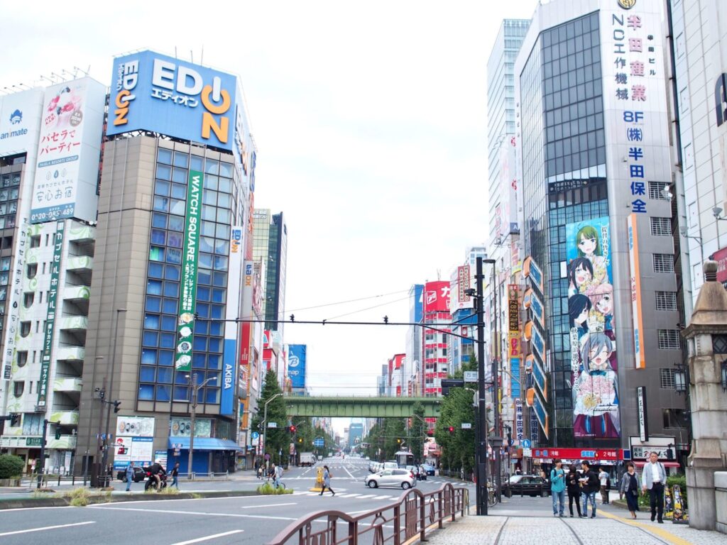 秋葉原が見えてきました