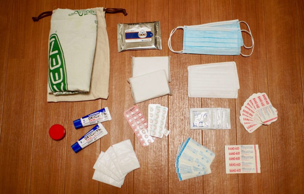 東京エクストリームウォーク100 持ち物(ケア用品)