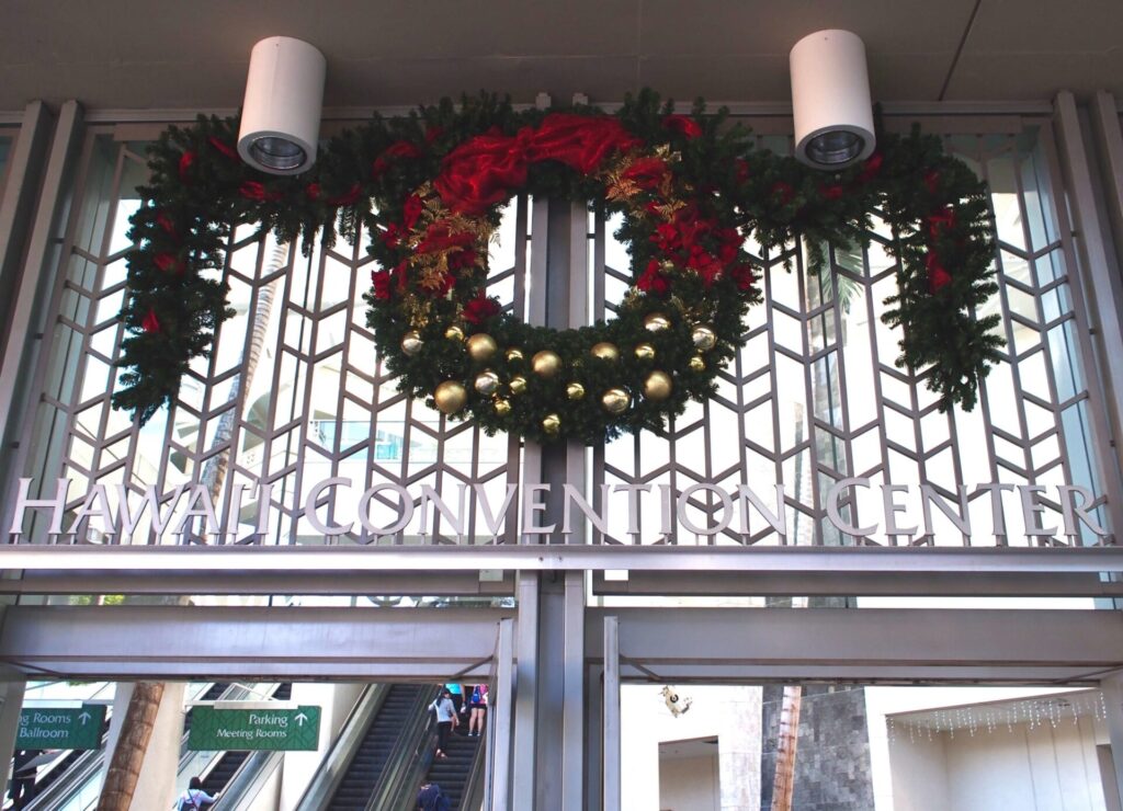 ホノルルマラソン大会本部 ハワイ コンベンションセンター
