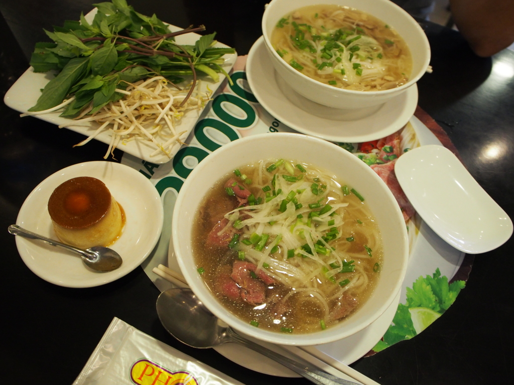 フォー24で食べたものいろいろ