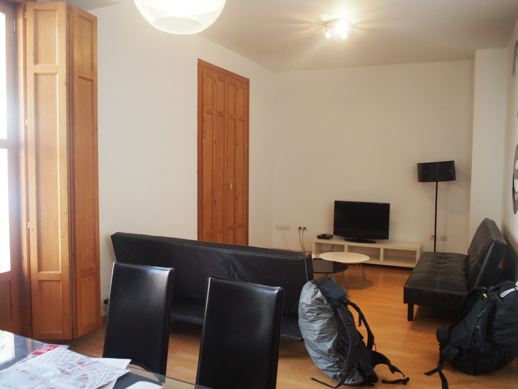 バレンシアでみんなでシェアしたアパートメント