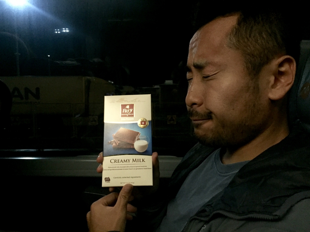 旦那さんが買ってくれたスイスチョコ