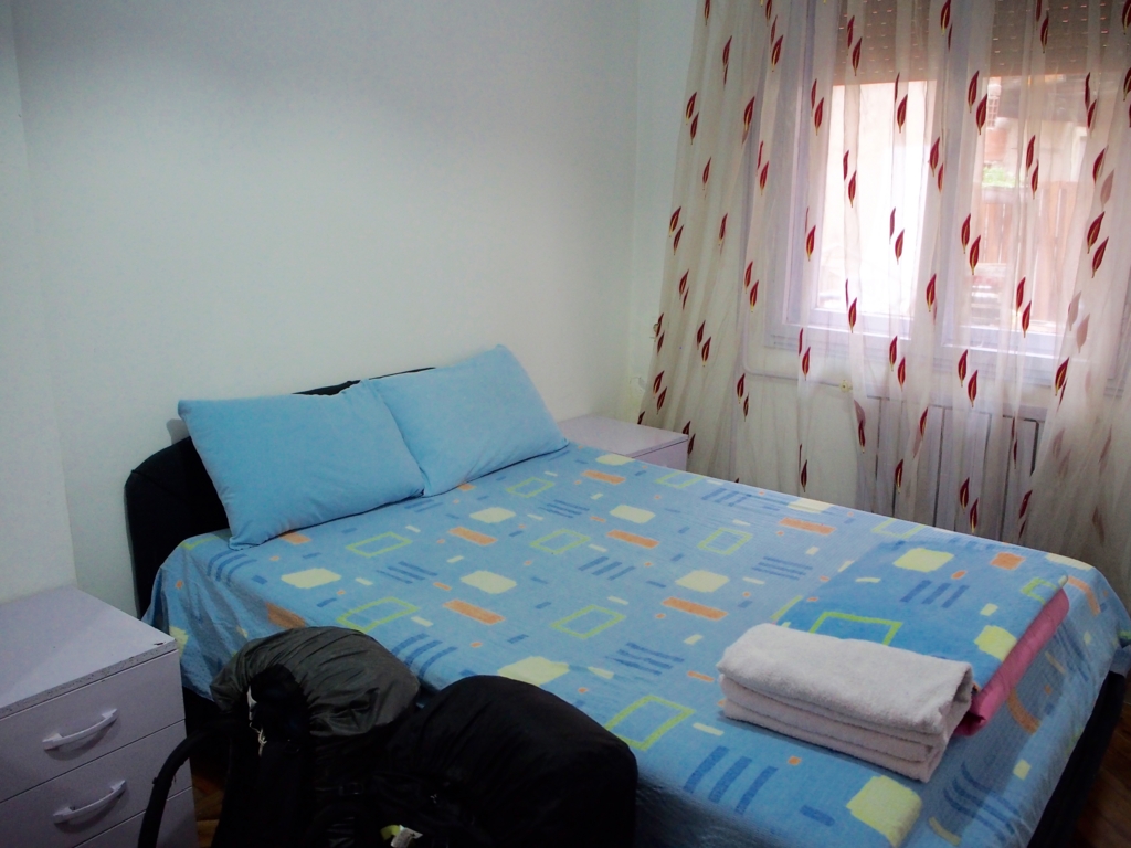 ダブルの個室内の様子