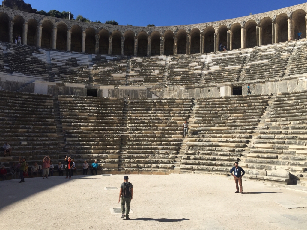 迫力を感じるアスペンドス遺跡