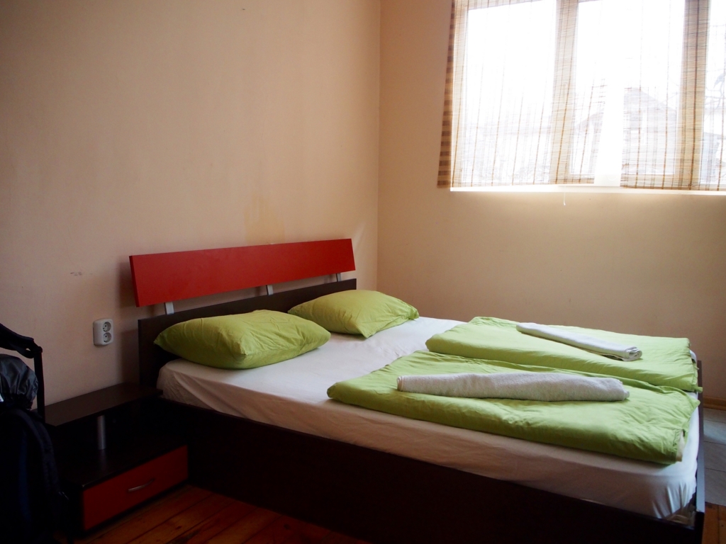 ダブルの個室内の様子