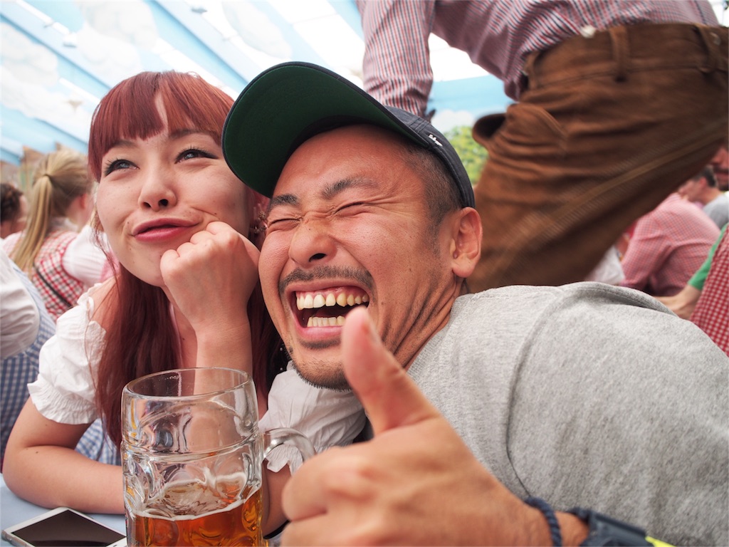ビールの酔いがまわってきた旦那さん