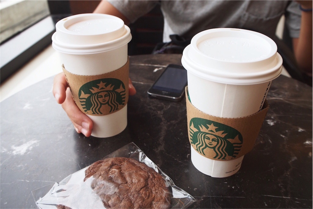 待ち時間に病院内のスタバでのんびり時間