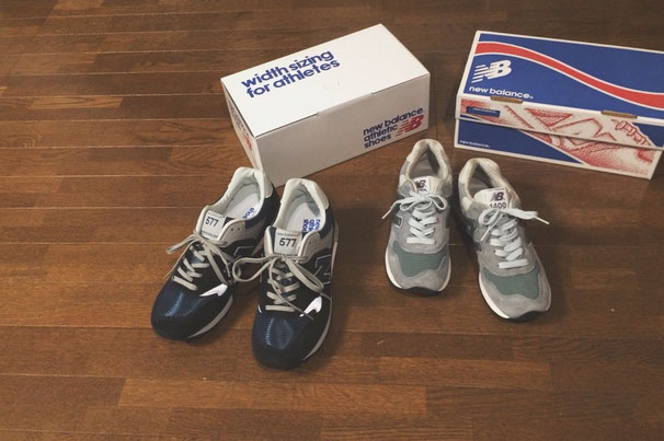 私たちのメインの靴 2人そろってnewbalance