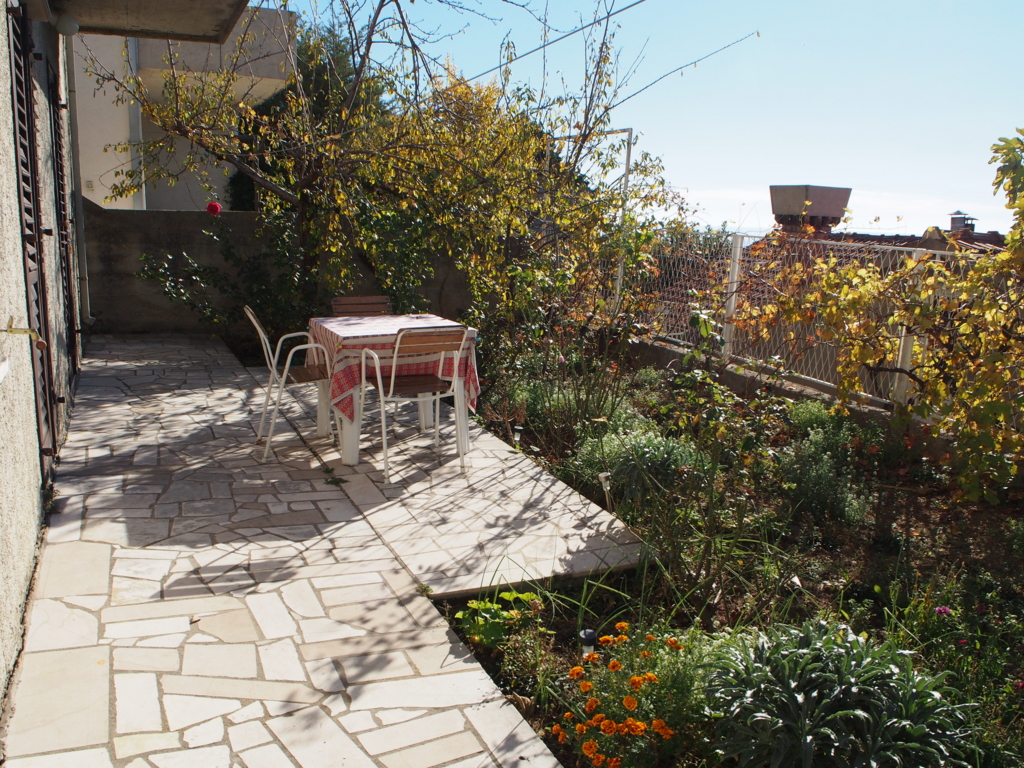 ドブロブニク 宿 中庭