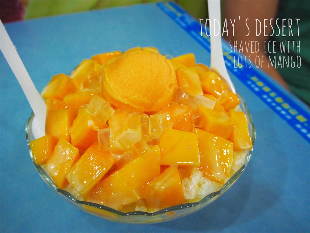 裕成水果のマンゴーかき氷
