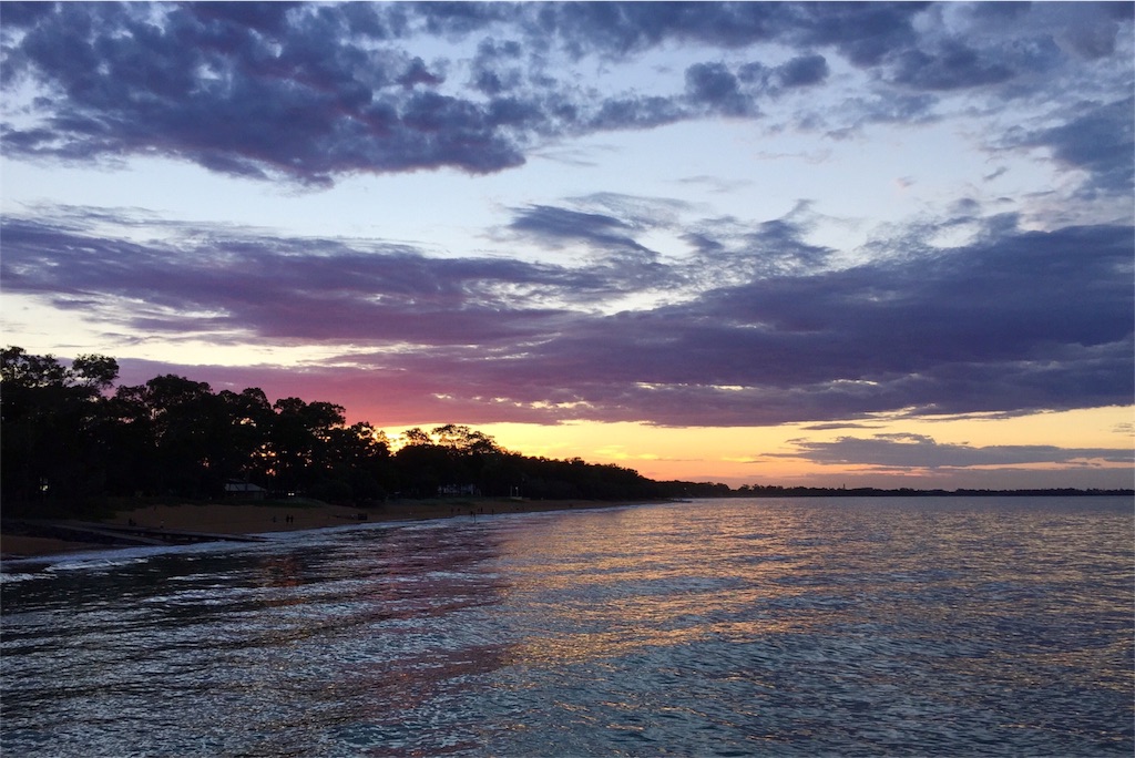 ハービーベイの夕焼け