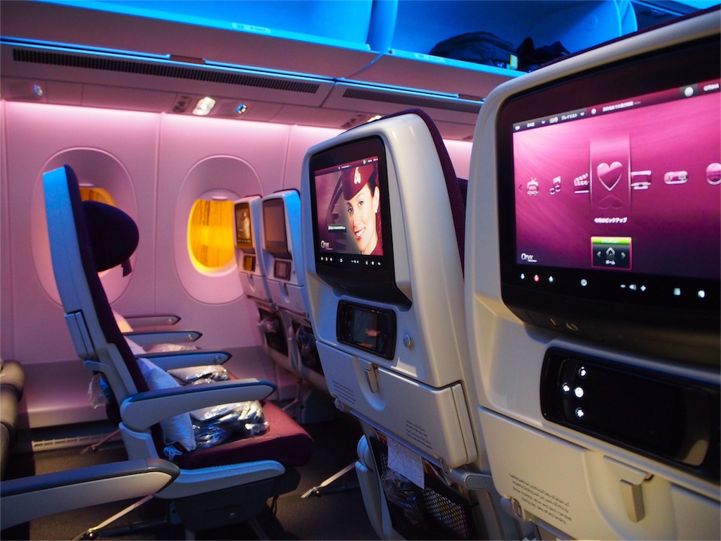 世界一周航空券で乗ったカタール航空