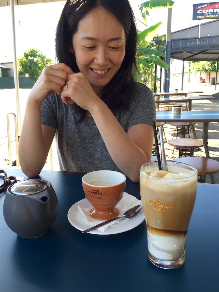 ブリスベンで念願の朝カフェ