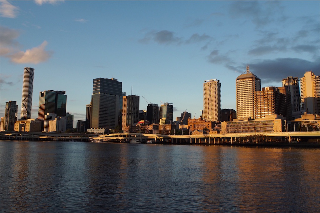 ブリスベンの夕焼け