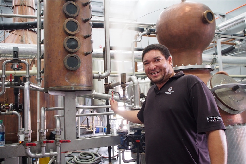 工場見学担当のほろ酔いのおじさん(笑)