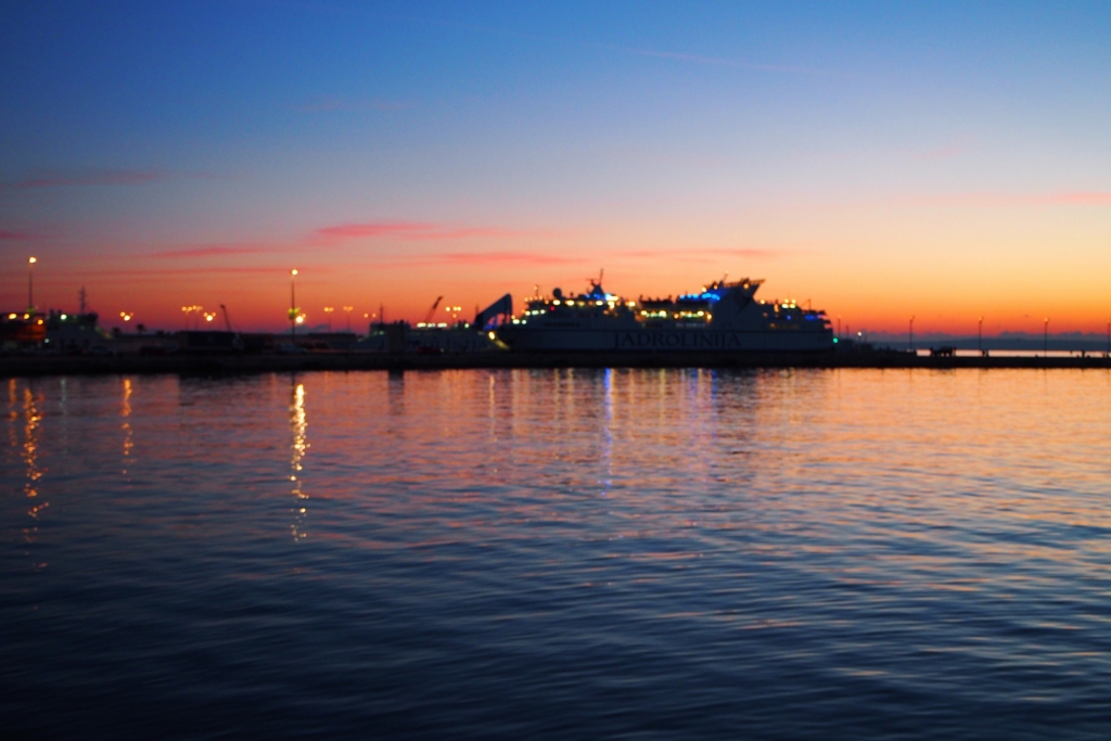 スプリトは夜景が綺麗