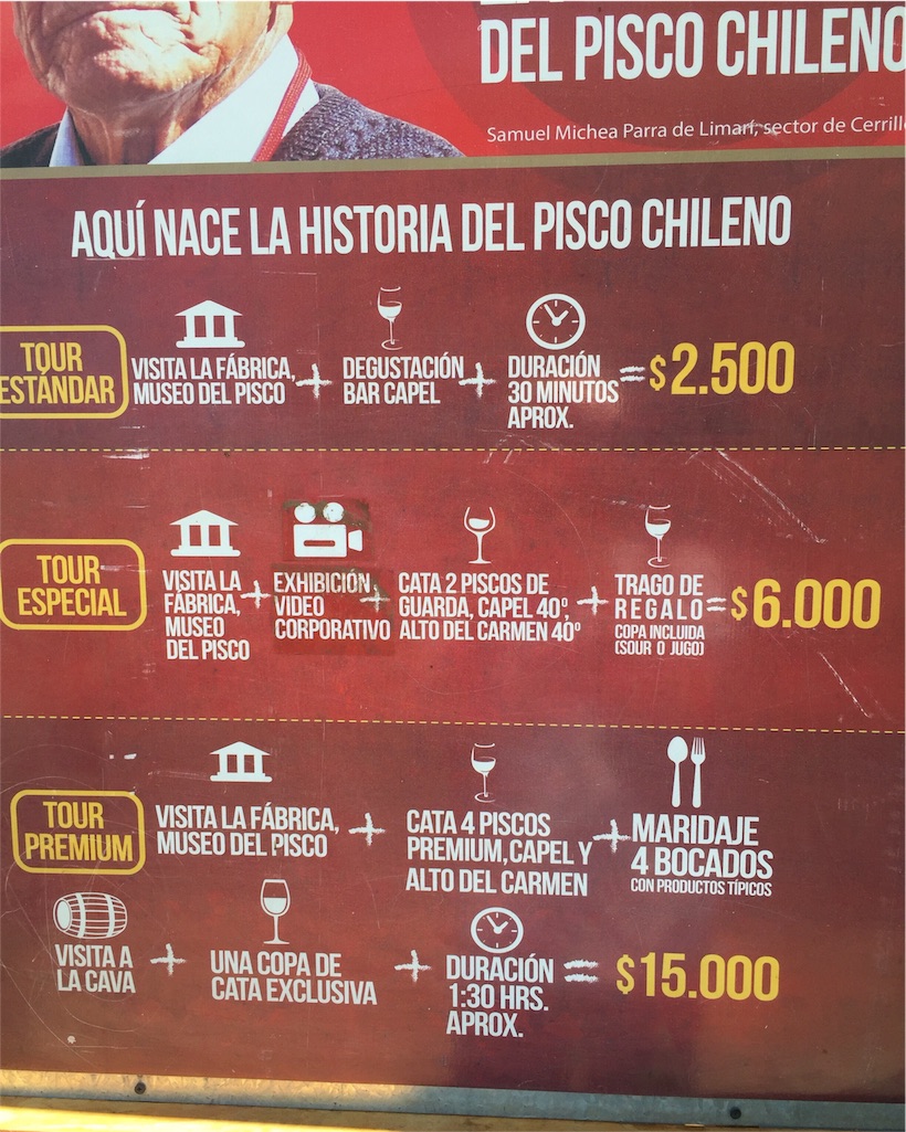 チケットの価格一覧表