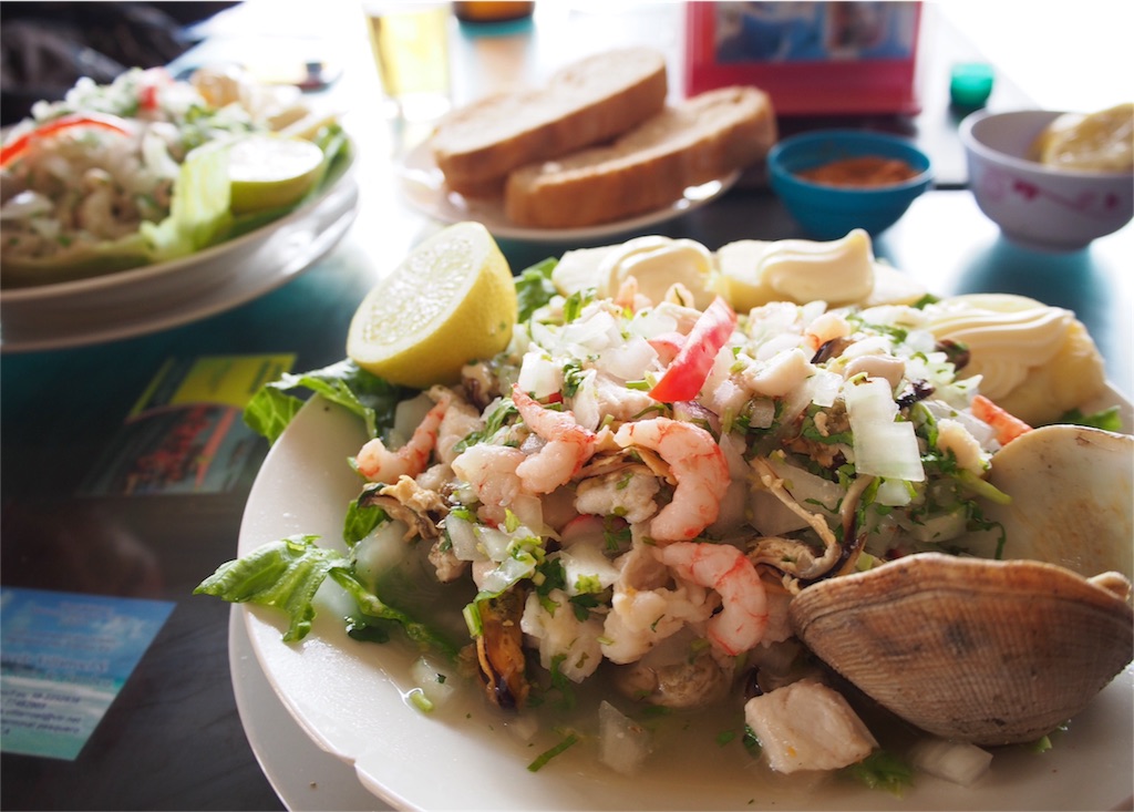 魚介のマリネ セビーチェ