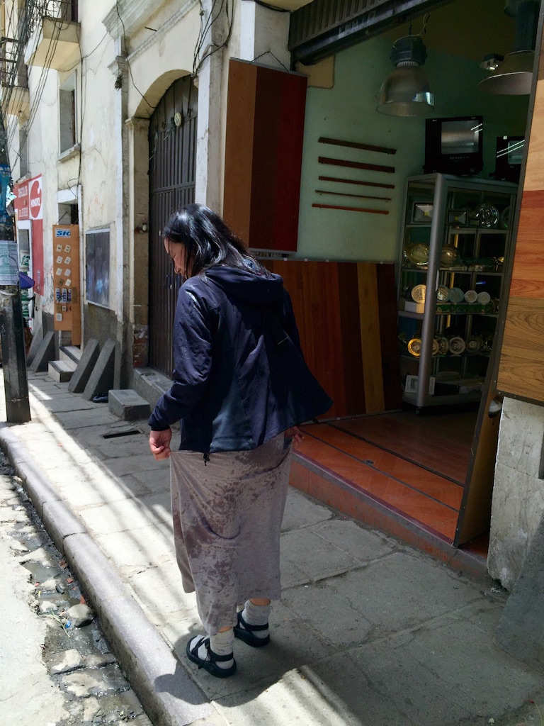 早速水を掛けられてしまった私