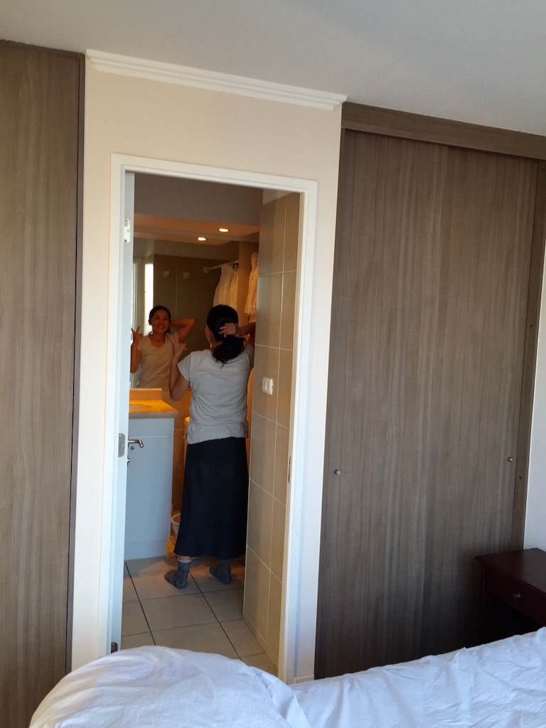 サンティアゴの宿 南米の宿は以外と綺麗