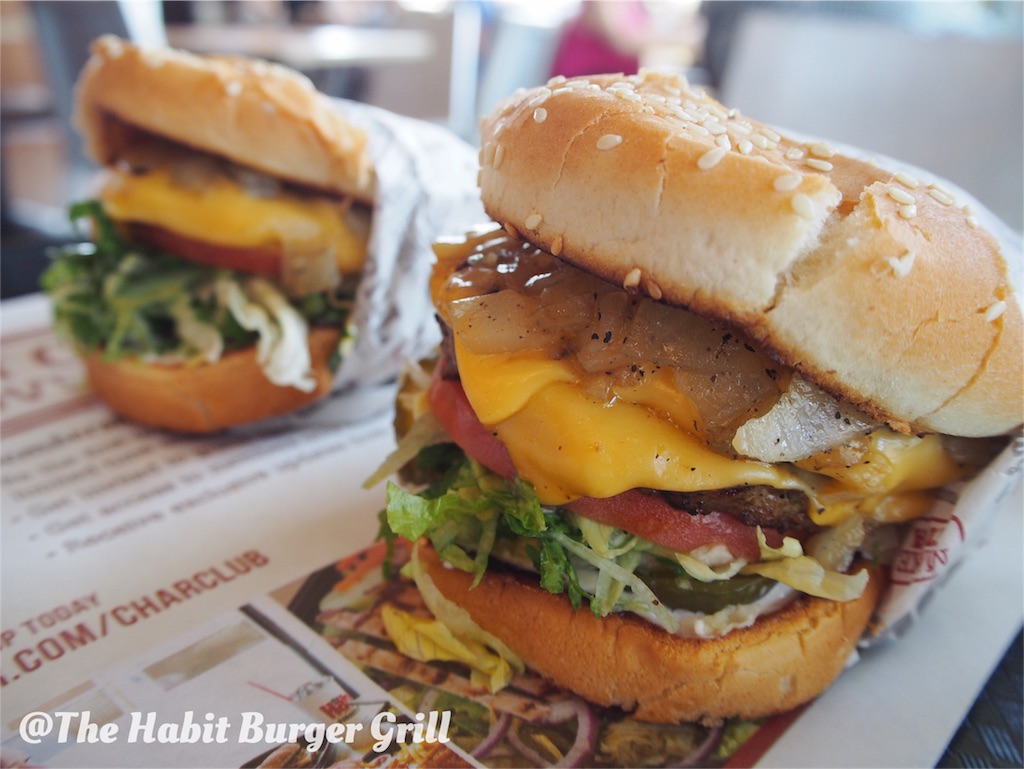 ボリューム盛り盛りなハビットバーガー