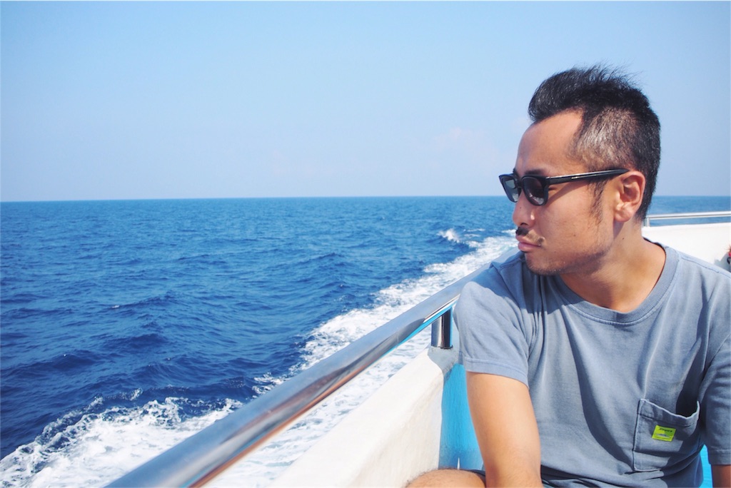 タオ島へ向かうフェリーにて