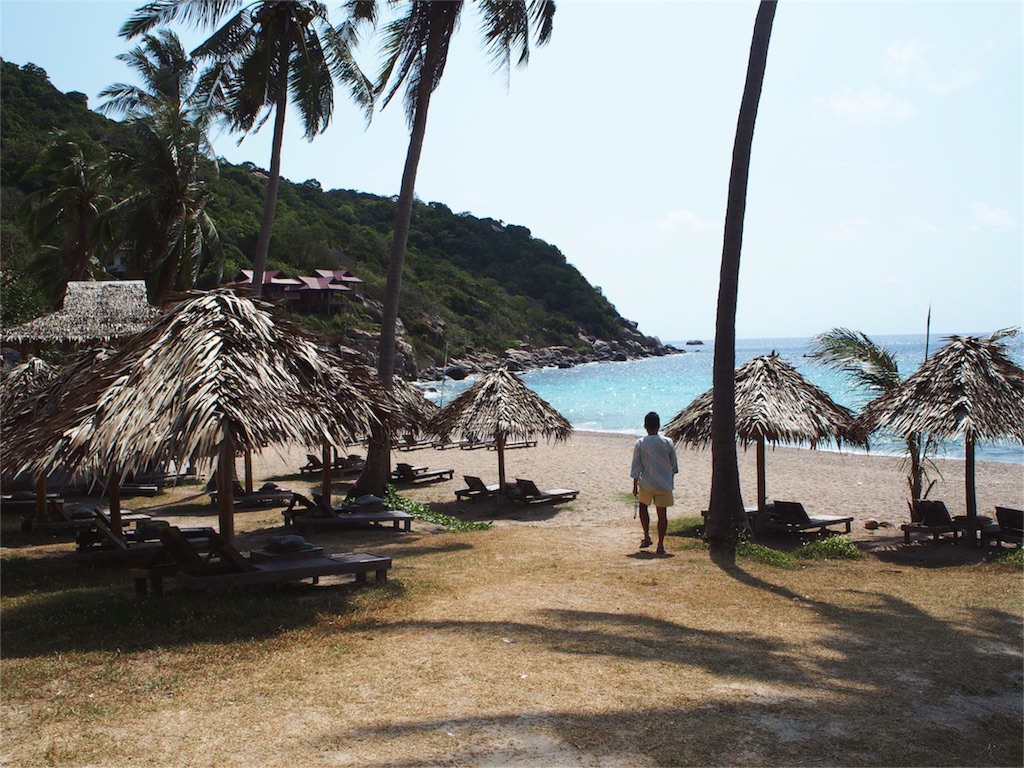 アオルークビーチの様子