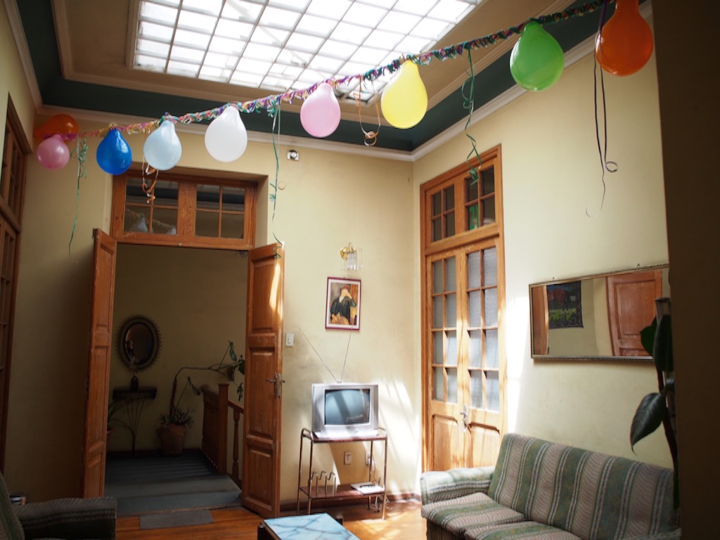 ボリビア ラパスの落ち着ける共同スペース