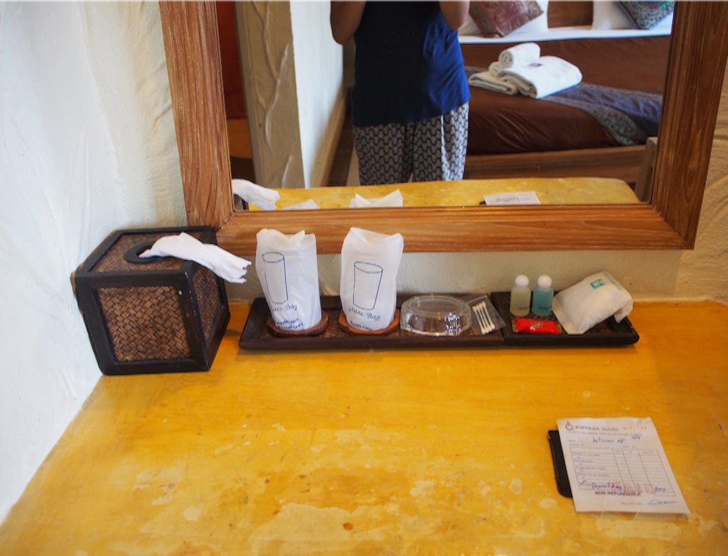 タオ島 宿の化粧台