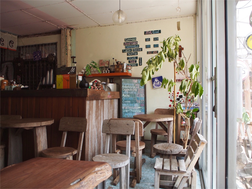 カフェの店内の様子