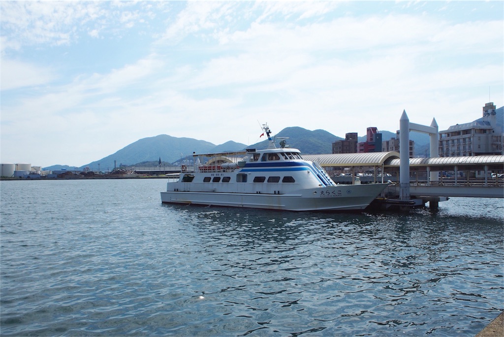 藍島へ向かうこくら丸