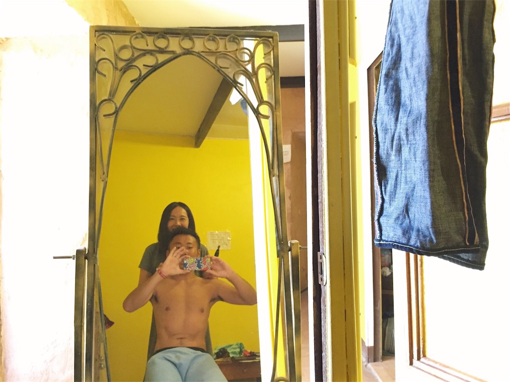 時間があるので散髪も済ませます