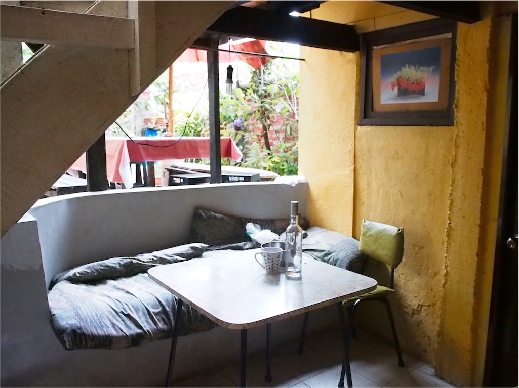 共用スペースのソファー