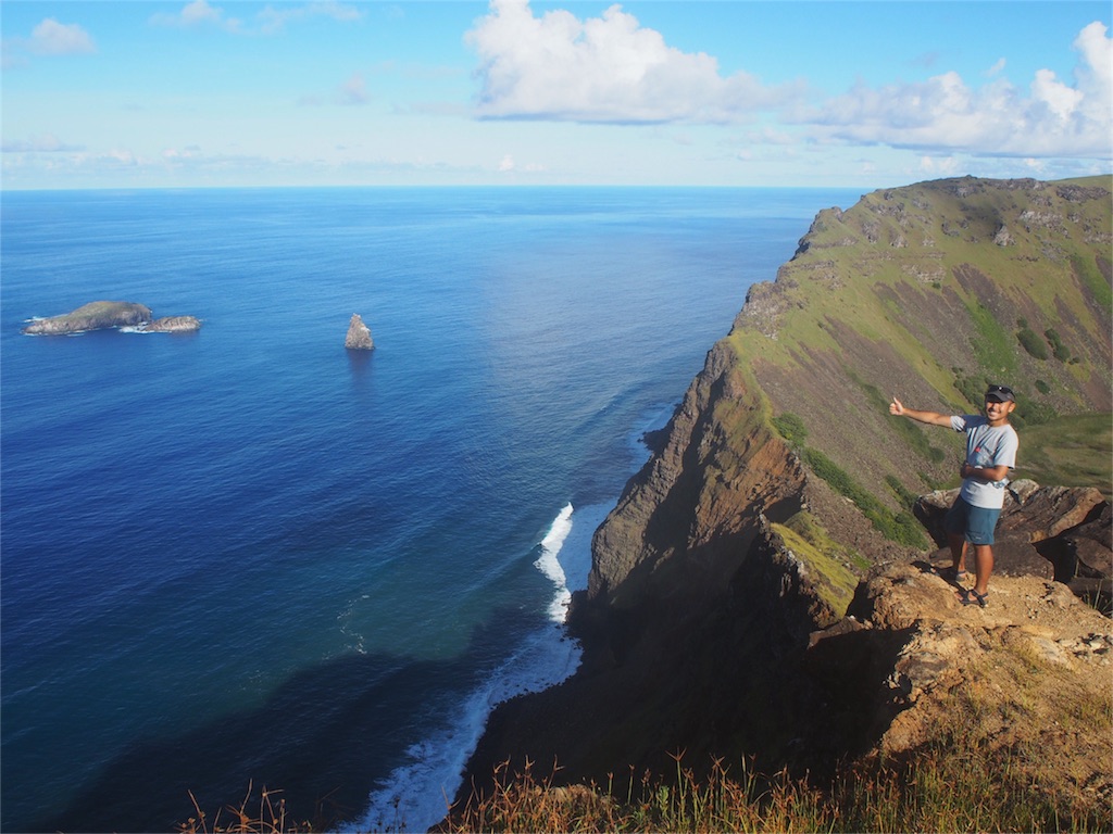 火山湖と海が近ーい!