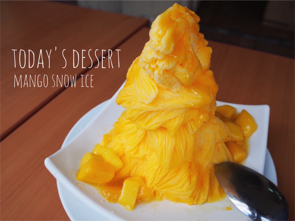 口当たりの軽いスノーアイス