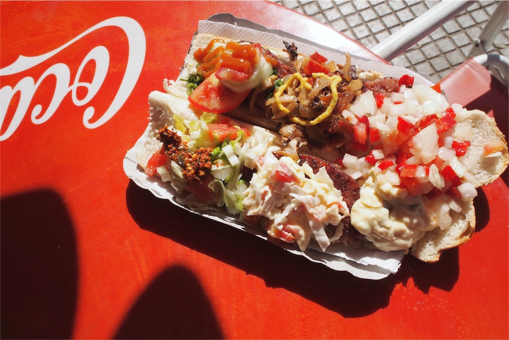 この日はトッピング多めに ボリューム盛り盛りチョリパン