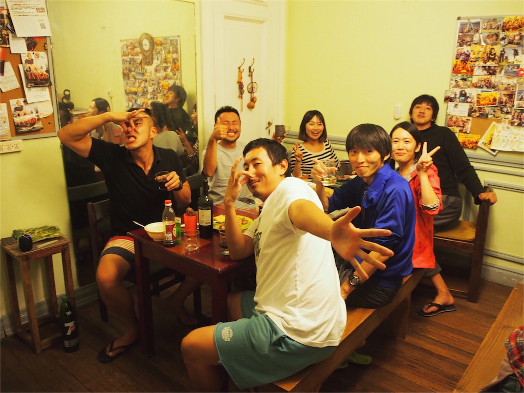 上野山荘で過ごした最後の夜 翌日旦那さんは2日酔いで移動することに(笑)