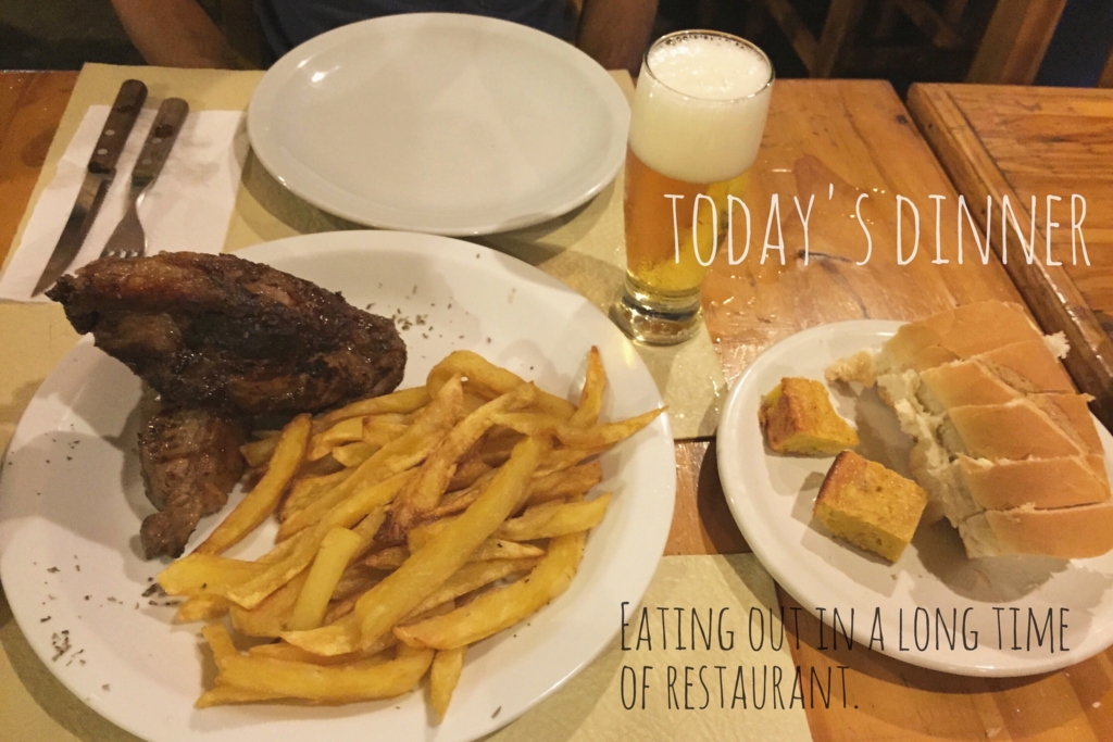 店員さんおすすめの牛ロースステーキ