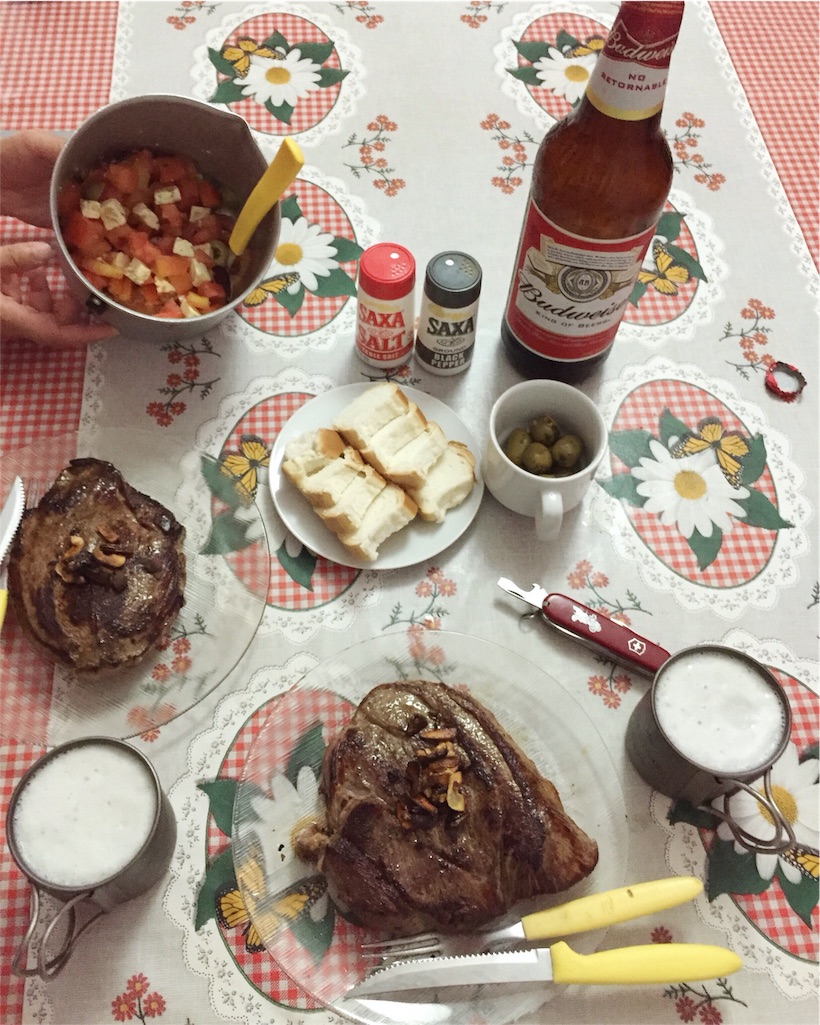 アルゼンチン最後の夜もやっぱりステーキ(笑)