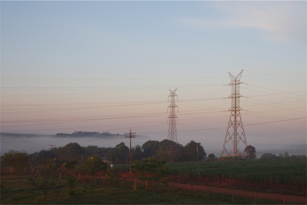 いつかの朝のパステルカラーの景色