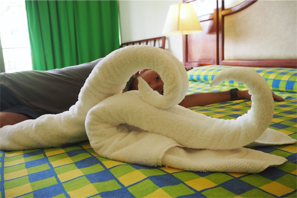 オールインクルーシブでのびのびの図(笑)