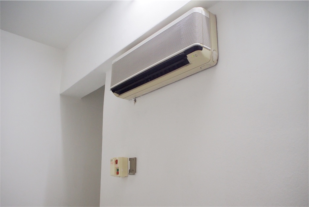 年末年始でも暑いKLではエアコンが必須