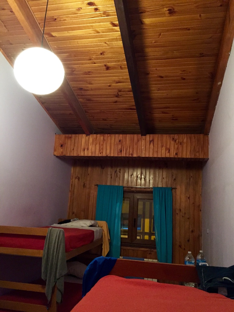 ウシュアイアの宿の4人ドミトリー