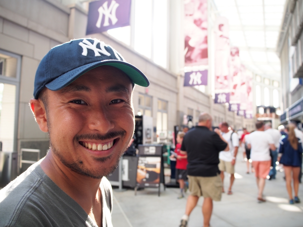 この日はヤンキースタジアムへお出かけ