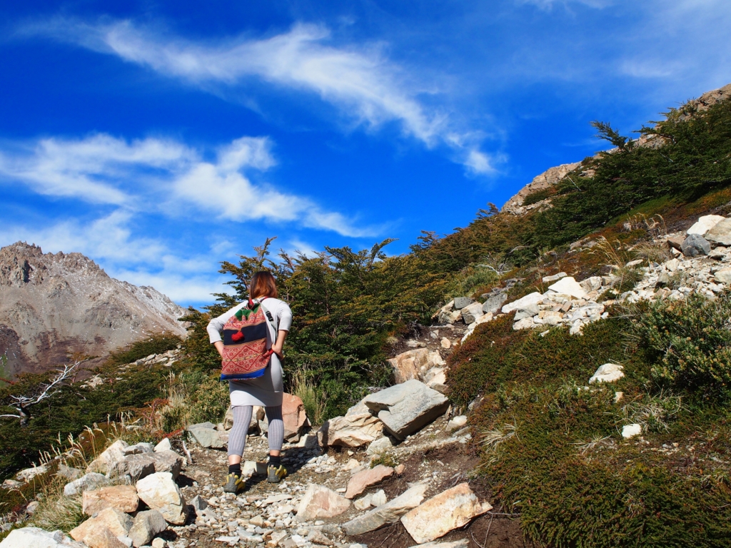 フィッツロイへの道のり 最後の1時間が辛い