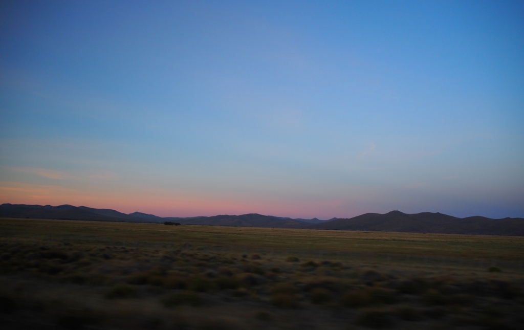 夕暮れ時には空もかわいいピンク色に♡
