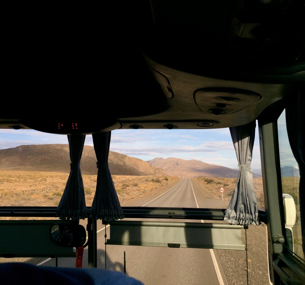 ロスグラシアレス国立公園への道
