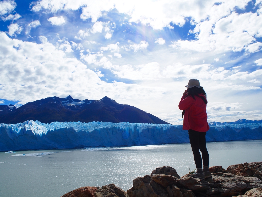 氷河の眺めが最高サイコー